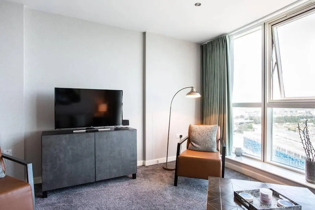 公寓 Titanic & City Views, Ultra Luxury City Parking 贝尔法斯特